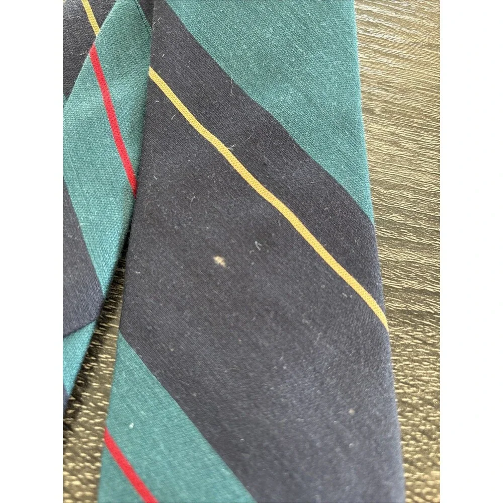 Ben Simon’s Vintage Silk Tie Striped Necktie Lincoln Omaha Nebraska USA Flaws